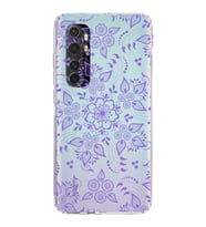 Xiaomi  Mi Note 10 Lite  Kamera Korumalı Kapak Nostalji Desen Tasarımlı Şeffaf  Kılıf
