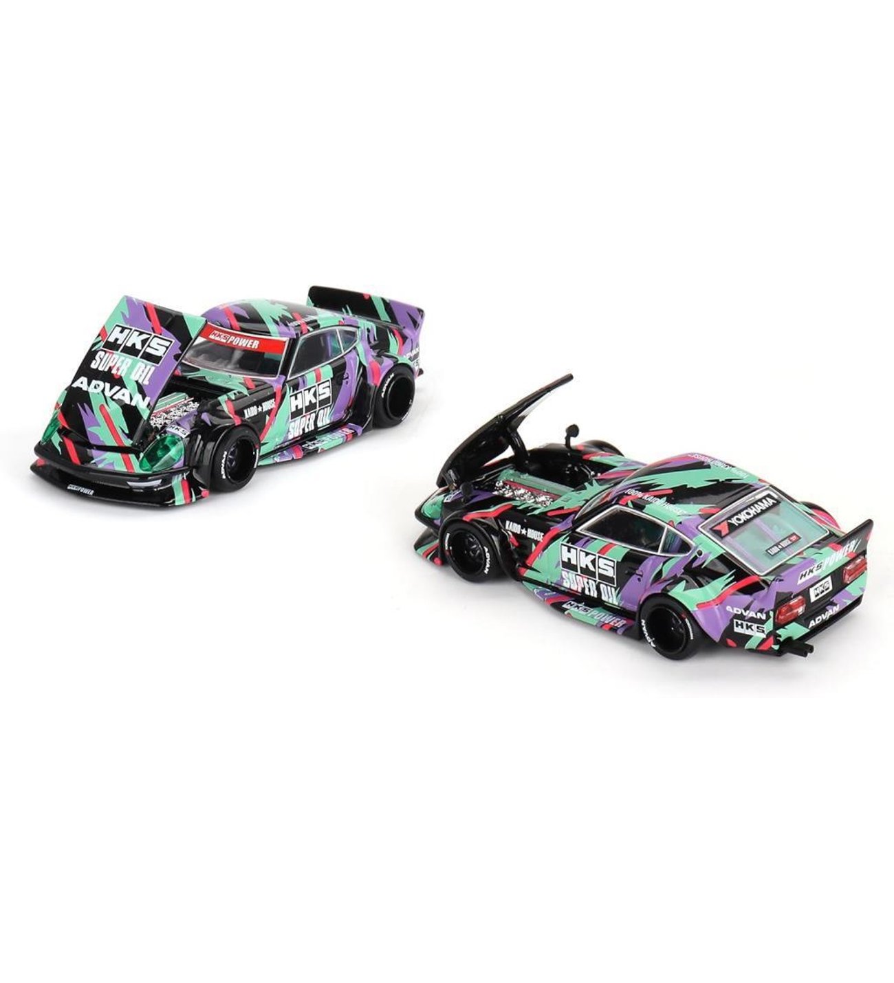 Mini GT Kaido House /118 Nissan Fairlady Z HKS V1 Model Araba