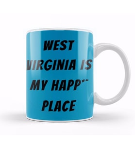 West Virginia Quote Kupa Bardak Porselen
