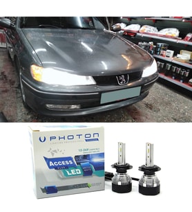 Peugeot 406 Led Xenon Kısa Far Ampulü H7 Access Yeni Seri Beyaz