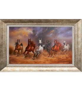 GÜMÜŞ ÇERÇEVELİ TABLO N1258