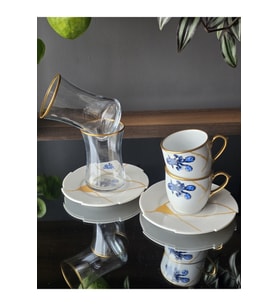 KONYAX ABRA 2 KİŞİLİK KAHVE VE ÇAY SETİ