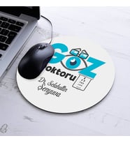 İsimli Göz Doktoru Temalı Yuvarlak Mousepad