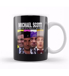 Crying Michael Scott 05 Kupa Bardak Porselen
