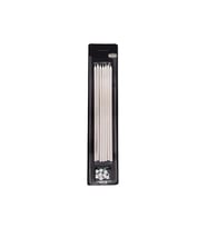 13 Cm Metalik Sedef Mum 6'lı