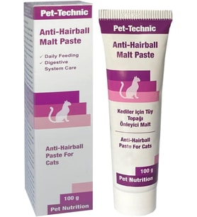 Anti Hairball Malt Paste – Kediler İçin Malt Bazlı Tüy Yumağı Önleyici Takviye Macunu – 100g