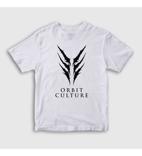 Presmono Unisex Çocuk Beyaz Logo Orbit Culture T-Shirt 454208tt (Beyaz)