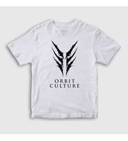 Presmono Unisex Çocuk Beyaz Logo Orbit Culture T-Shirt 454208tt (Beyaz)