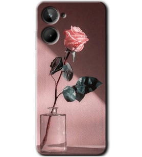 Realme 10 4G Kılıf HD Desen Baskılı Kılıf - Retro Gül