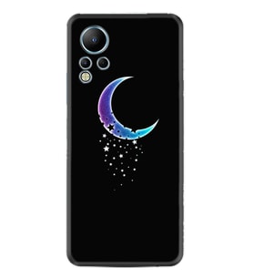 Infınix Note 12 Kılıf Resimli Desenli Silikon Platinium Series Moon Star 1851