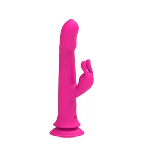 RAIN LOVE İleri Geri ve 360° Rotasyon Hareketli Su Geçirmez Vantuzlu Rabbit Vibratör