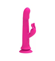 RAIN LOVE İleri Geri ve 360° Rotasyon Hareketli Su Geçirmez Vantuzlu Rabbit Vibratör