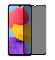 Microsonic Samsung Galaxy M13 Privacy 5D Gizlilik Filtreli Cam Ekran Koruyucu Siyah