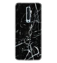 Oppo Reno 2Z 4 Lite 4 Pro 5 6 7 A31 Kılıf Desemli Silikon Black Marble 3 1382