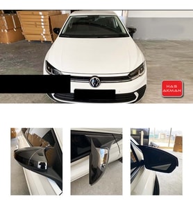 Vw Polo Mk6.5 FL Batman Yarasa Ayna Kapağı Piano Black 2021 ve üzeri