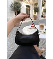 Fermuarlı Yan Toka Detaylı Trend Model Minimalist Kadın Kol ve Omuz Askılı Baget Çanta