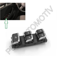 Audi A3  Sol Dörtlü Cam Düğmesi 8V7959851A (2015-2016)
