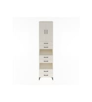 Hyperion Dolap 4 Raflı 6 Çekmeceli 2 Kapaklı 60x44x243 Aytaşı-Aytaşı