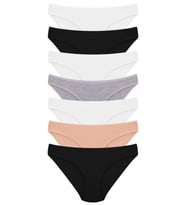Vos Versa KozaBiat Kadın İç Giyim 7'li Bikini Karışık Renk - S, M, L VKB1003