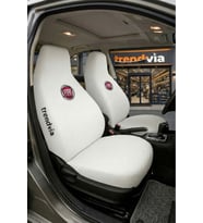 Fiat (Eski) Logolu Oto Koltuk Kılıfı Ön Arka Set – Penye Universal Koltuk Koruyucu Servis Kılıfı