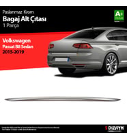 VW Passat B8 Krom Bagaj Alt Çıtası 2015-2019