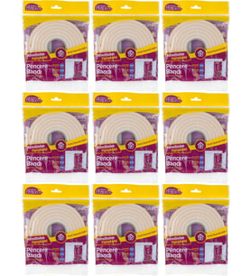 GreenLeaves Süngerli Pencere Bandı 5 Metre (9 Lu Set)