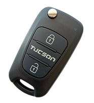 Hyundai Tucson ix35 Uyumlu Anahtar Kumanda Kabı Oto Anahtarlık Vidalı Logolu