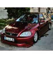 HONDA İES CİVİC 1999-2001 MODEL UYUMLU MAKYAJLI KASA MUGEN ÖN EK
