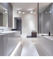 RİOLIGHT MODERN KROM HAREKETLİ BAŞLIK 6XGU10 LED SPOT AVİZE(AMPUL DAHİL)UZUNLUK:120CM