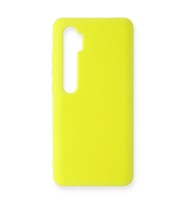 Xiaomi Mi Note 10 Lite Kılıf Nano İçi Kadife Silikon - Sarı