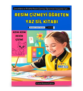 Resim Çizmeyi Öğreten YAZ-SİL Kitabı