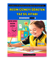 Resim Çizmeyi Öğreten YAZ-SİL Kitabı