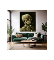 Van Gogh Kanvas Tablo Kanvas Duvar Tablosu Empresyonizm Tablo Skeleton