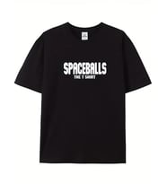 Erkek Baskılı T-Shirt Kısa Kol Bisiklet Yaka Regular Fit Rahat Kalıp Tişört - Siyah