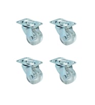 Furç Tablalı Bilyalı Teker - 32MM - Şeffaf HKS239 - 4 Adet