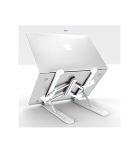 6 Kademeli 2 Yönlü Katlanabilir Hafif Laptop Standı, Kompakt ve Pratik