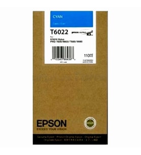 Tonersepeti Epson T6022 C13T602200 Orjinal Mavi Kartuş