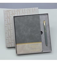 Öğretmenler Gününe Özel Deri Defter Ve Kalem Set