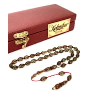 ATEŞ KEHRİBAR TESBİH SİSTEMLİ YEŞİL ARPA MODEL