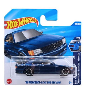 Hot Wheels '89 Mercedes-benz 560 Sec Amg - Mavi (1/64) 2025 Case
