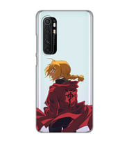 Xiaomi Mi Note 10 LITE Uyumlu Edward Elric Tasarımlı Şeffaf Telefon Kılıfı