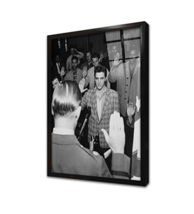 Elvis Presley Çerçeveli Cam Tablo
