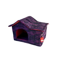 Çatılı Kedi Köpek Evi Paraşüt Kumaş