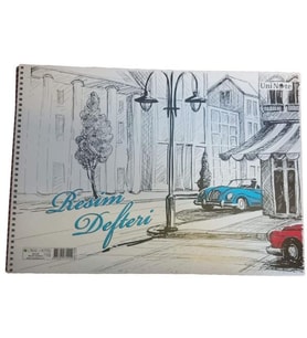 Çınar Resim Defteri Spiralli Karton Kapak 15 YP 24x34 33000
