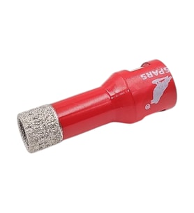 Fixonic Spars SPA54111 16mm M14 Elmas Mermer Granit Delme Panç (Kırmızı)