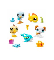 Littlest Pet Shop Minişler 5'Li Figür Seti S1 - Minişler Tatilde