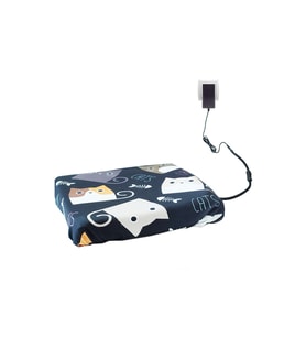 Kedi Minderi Isıtmalı Model 45x45cm 16v Adaptörlü Su Geçirmez