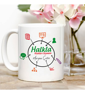 Halkla İlişkiler Uzamanına Özel Kupa Bardak