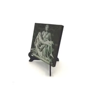 Pietà (Michelangelo, 1498) Baskılı MDF Masaüstlük 10X10