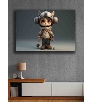 Koç stüdyo Modern tasarım kanvas tablo 50x70 (Çok Renkli)